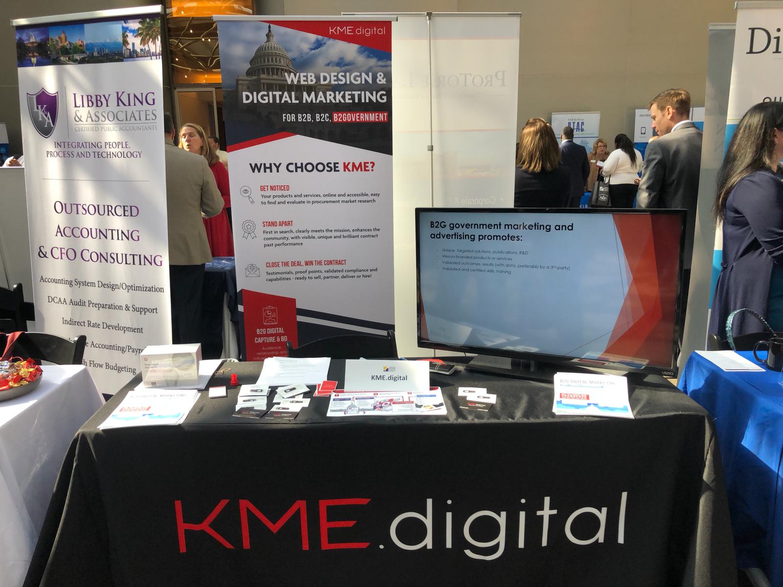KME.digital Booth at NOVA B2G Con