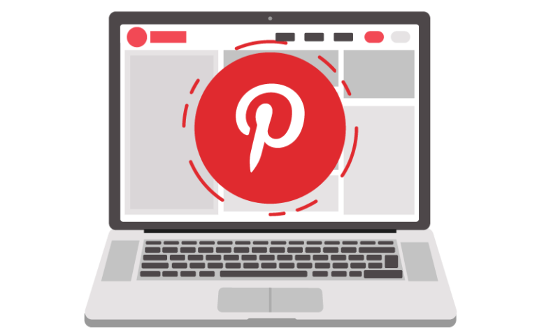 Pinterest social media management Fairfax VA icon
